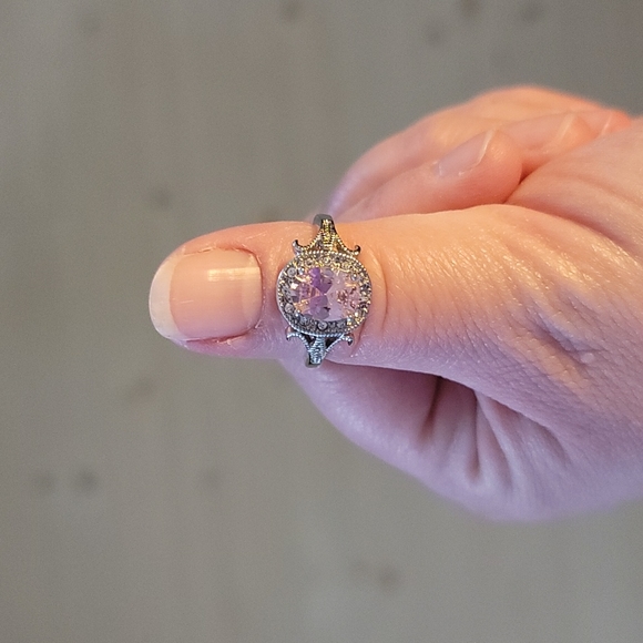 Pink Stone Ring - Picture 2 of 3